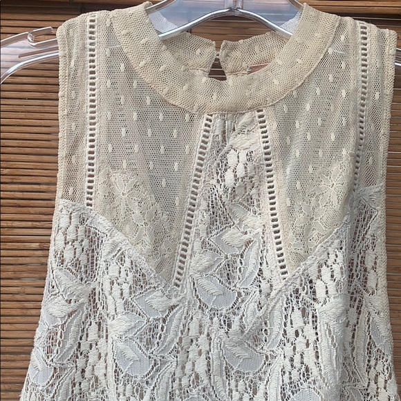 Free People Maisie lace tunic racer halter boho - Picture 2 of 8